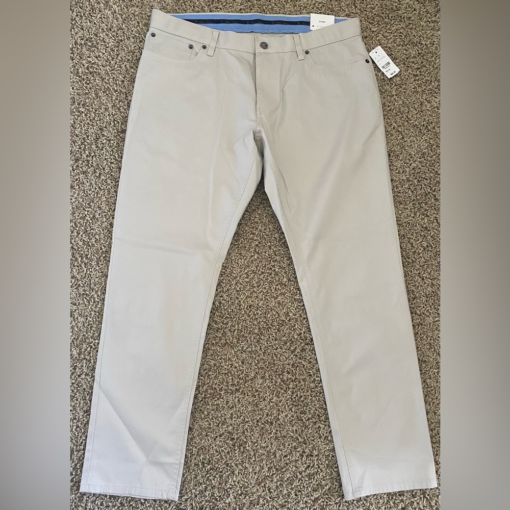 New Brooks Brothers lightweight advantage chino stretch khaki pants